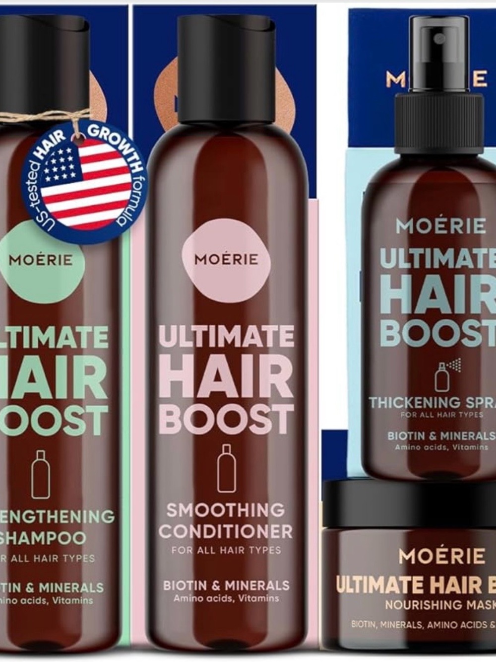 Moérie Ultimate Hair Boost Smoothing Conditioner - Brown